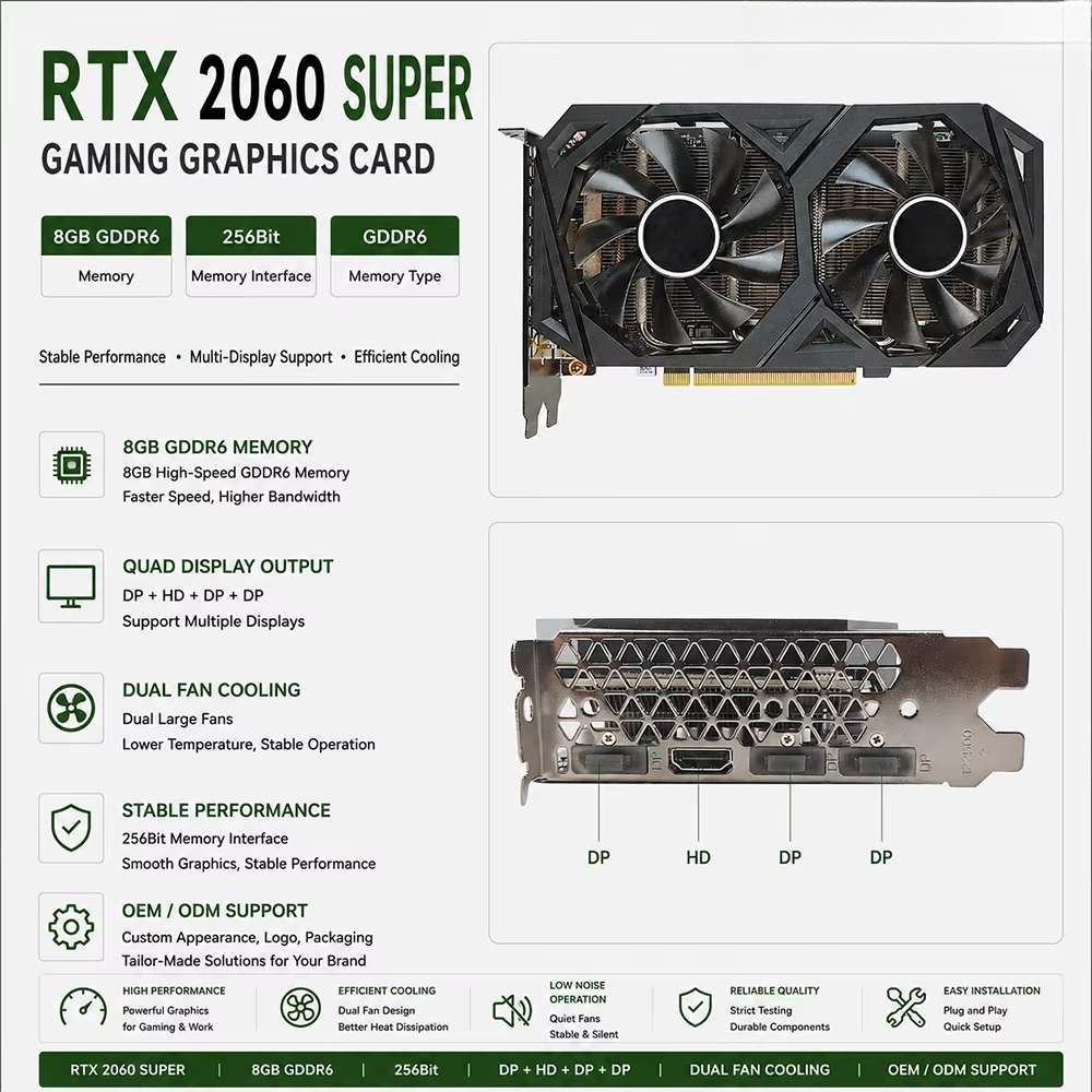 Pc Gaming Rtx - Grafikkarte RTX 2060 Super 8GB GDDR6