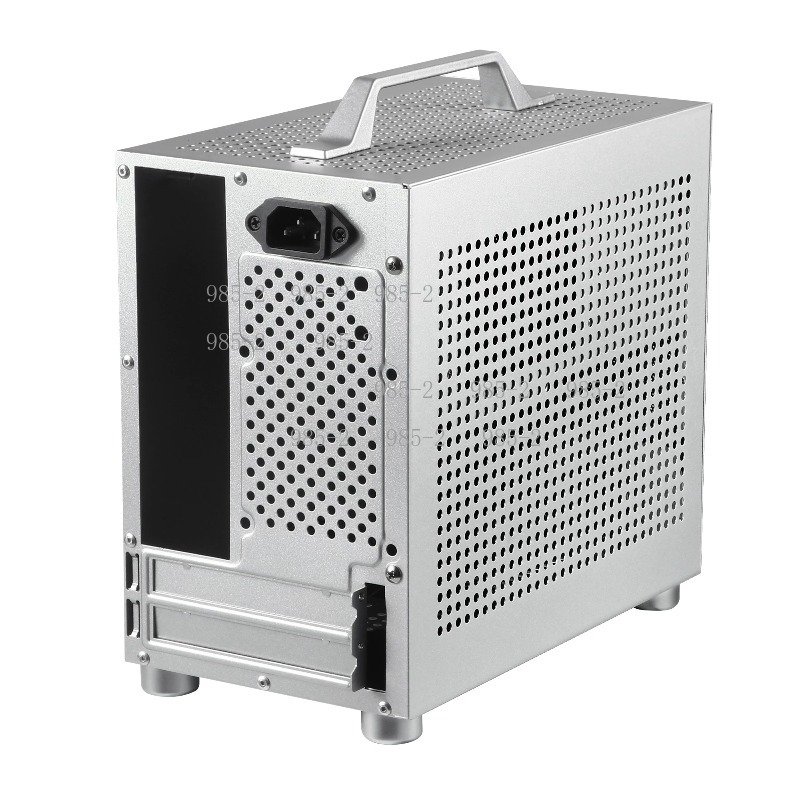 Pc Gaming Case - Mini-ITX-Tower-Gehäuse mit Tragegriff, Unterstützung für Diskrete