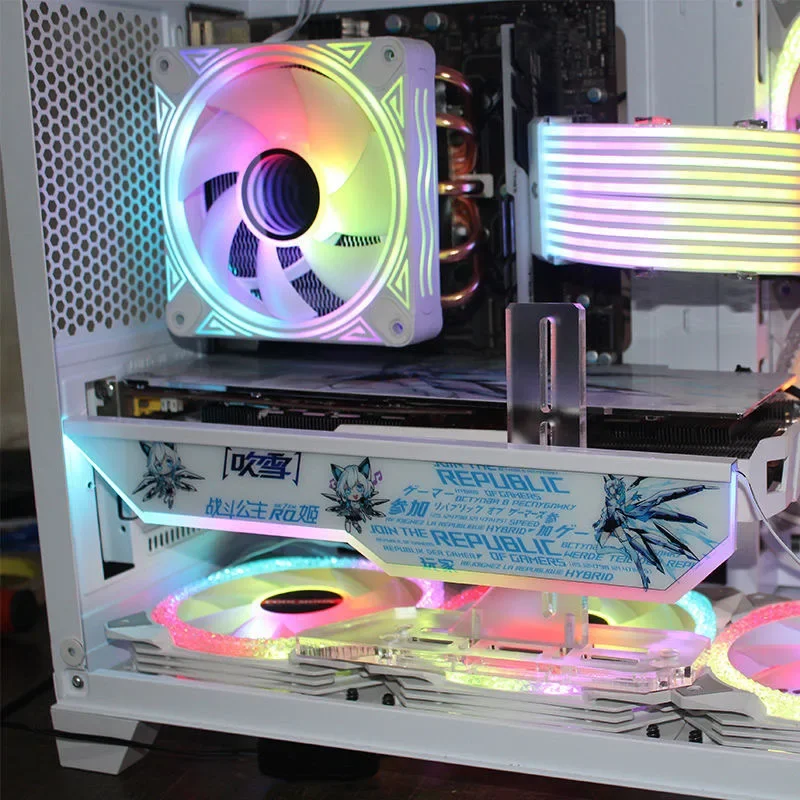 Pc Gaming Msi - 4090 ARGB-Grafikkartenhalterung, 5 V, 3-poliger VGA-Halter,