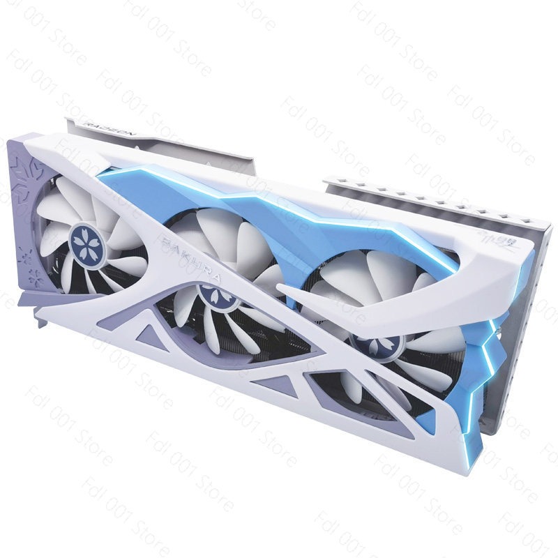 Pc Gaming Rtx - RTX 9070XT 16G Sakura Hitomi Hochleistungs-Gaming-Grafikkarte