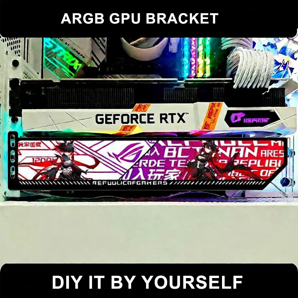 Pc Gaming Msi - Passen Sie den RGB-VGA-Halter 5 V/12