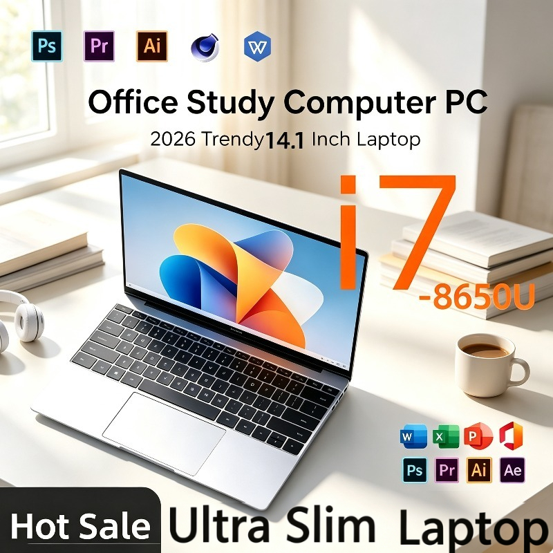Pc Gaming Intel Core I7 - Ultra Slim 14,1 Zoll Laptop 32GB