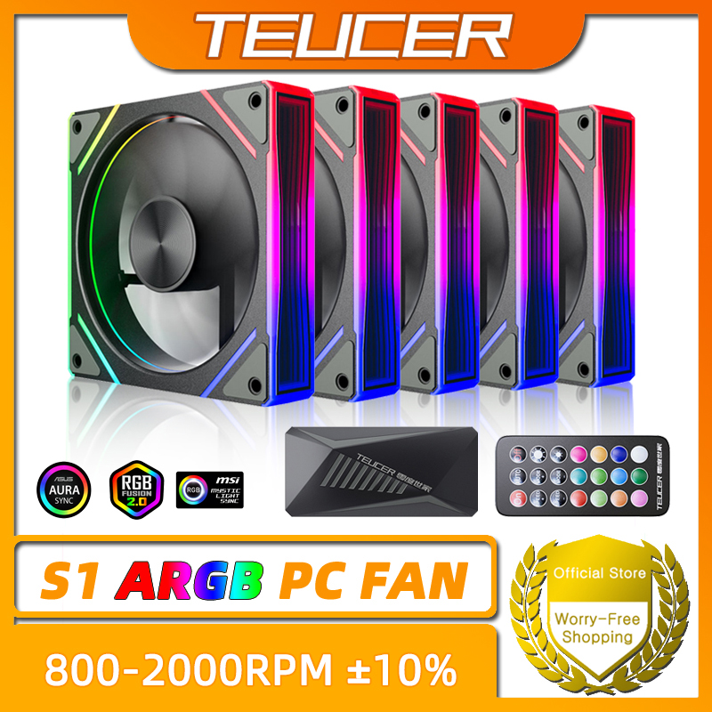 Pc Gaming Case - TEUCER Prism S1 ARGB 120mm (12cm)