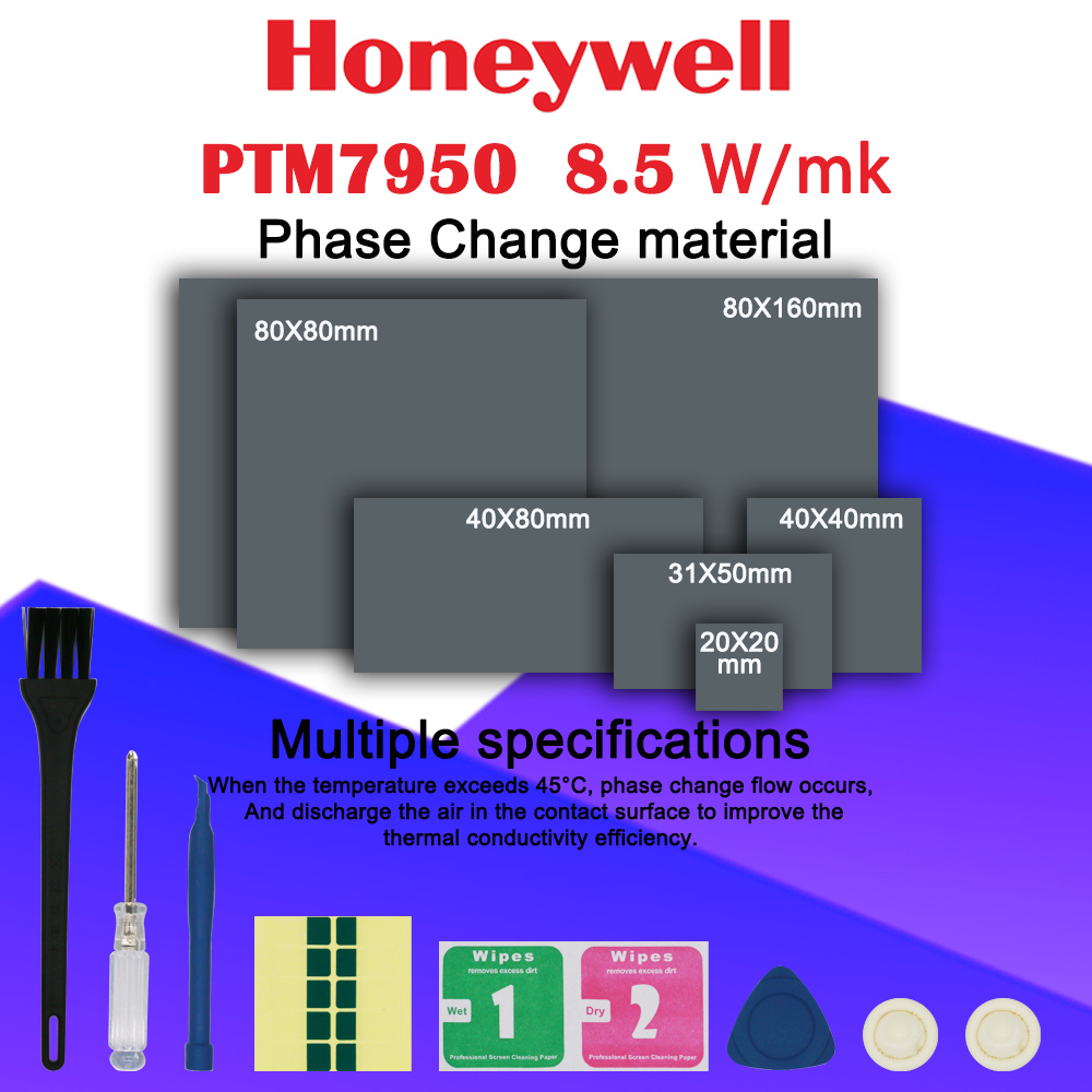 Thermal Paste - Honeywell PTM7950 Phasenwechsel-Pad 8,5W/mk Wärmeleitpaste für