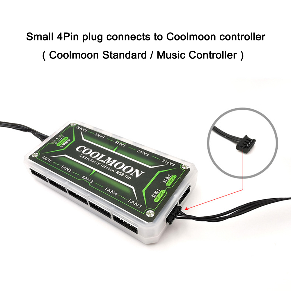 Coolmoon 5V Kleine 4PIN RGB LE – Pc Gaming Msi Bewertung und Preis