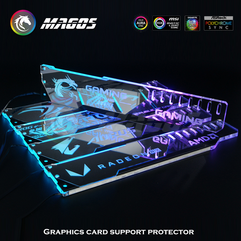 GPU-Halter ARGB Silber Spiegel – Pc Gaming Msi Bewertung und Preis
