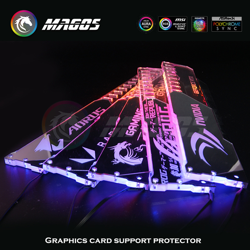GPU-Halter ARGB Silber Spiegel – Pc Gaming Msi Bewertung und Preis