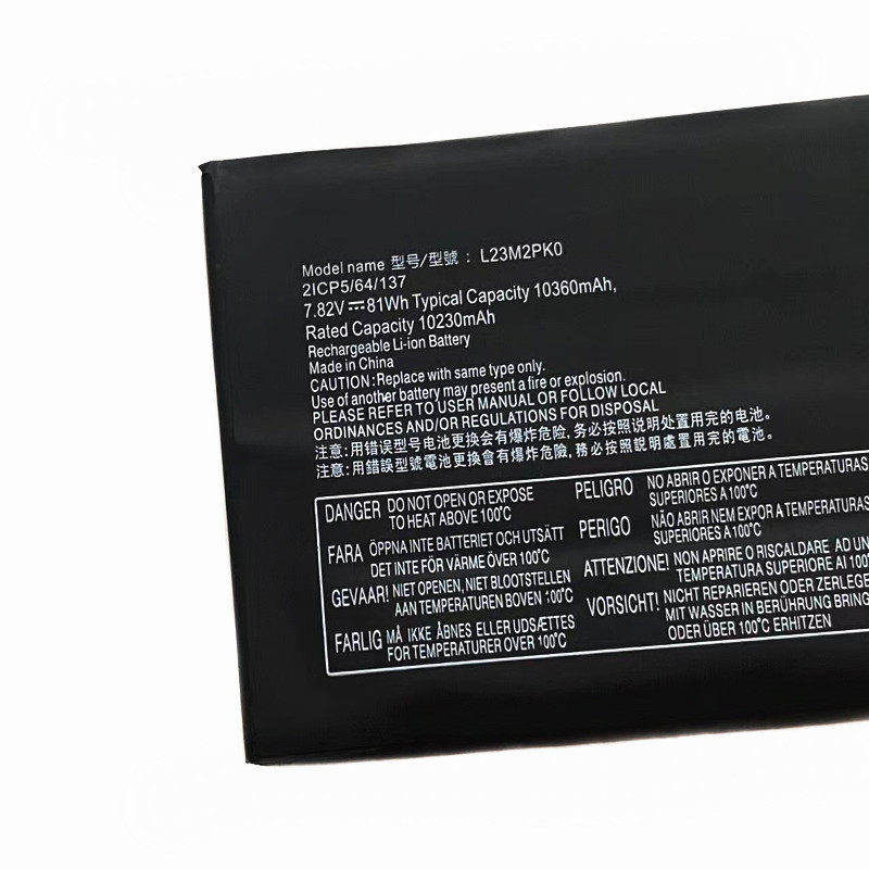 81WH Kapazität L23M2PK0 Akku f – Pc Gaming Lenovo Legion Bewertung und Preis