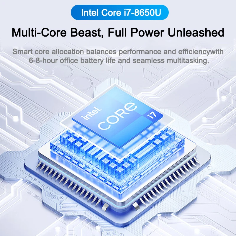 Intel Core i7 8650U 14,1 Zoll  – Pc Gaming Intel Core I7 Bewertung und Preis