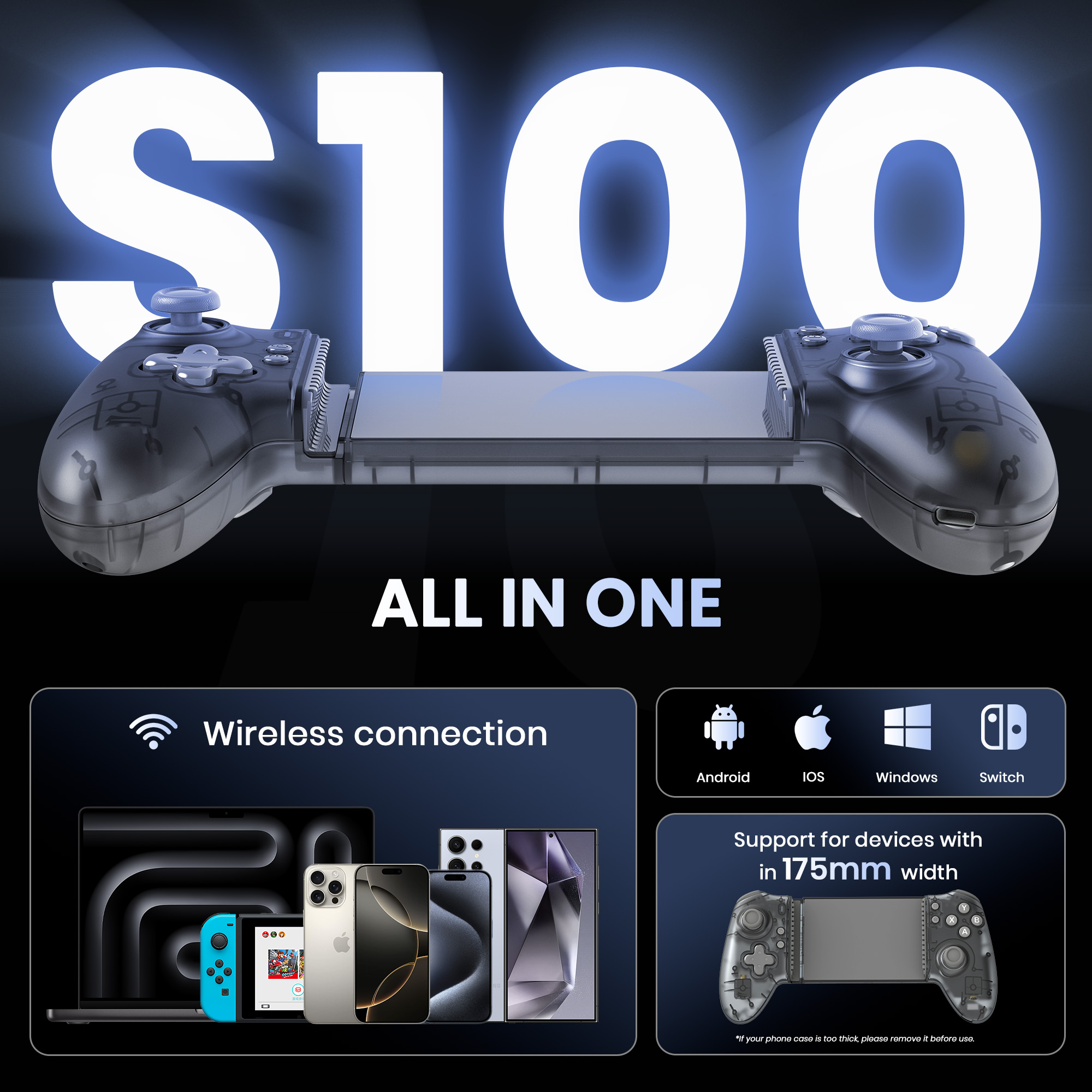 Kabelloser mobiler Gaming-Cont – Pc Gaming On Mobile Bewertung und Preis