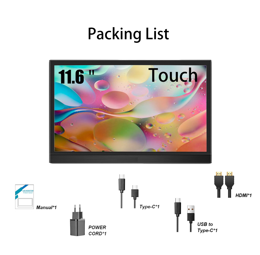 11,6-Zoll tragbarer Monitor un – Pc Gaming On Mobile Bewertung und Preis